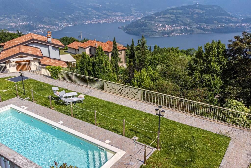 La Dolce Vita - Vista Lago E Piscina Parzanica Dış mekan fotoğraf
